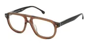 Lozza VL4330 Zilo 2.0 06ME Men's Glasses Brown Size 55 - Private Health Rebate - Blue Light Block Available