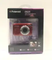 NEW Polaroid IS625 Red 16MP Digital Camera Optical 6x Zoom Sealed