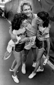 George Brett of the Royals with Myra Langer and Anna April on Dece- Old Photo