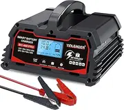 Battery Charger 40A, 12V/24V Lead-Acid Battery, 12V LiFePO4 Car Battery Trickle Charger, Automatic Battery Maintainer for Car Motorcycle Lawn Mower Marine Boat Lead Acid Batteries