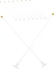 Alasum 10Pcs Car Window Flag Adhesive Flag Base Suction Cup Flagpole for Outdoor Use Durable Decorative Banners with Bright Colors and Vivid Patterns