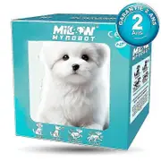 My Realistic Robot Puppy Toy Electronic Interactive Pet Dog Cute Gifts for Girl Kids White