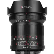 7Artisans 9mm F5.6 MF Full Frame Lens For Sony E /Nikon Z/Leica L/Canon R