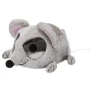 Lukas Cuddly Cave, Plush Mouse Character Cat Condo, Sisal Cat Scratcher, Crin...