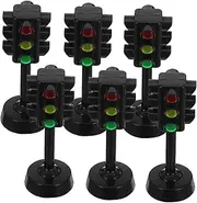 Kisangel Stop Light Toys for Kids 6pcs Traffic Light Set Educational Toy Classroom Decor Traffic