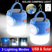 Solar Camping LED Lamp Tent Light USB Rechargeable Work Light Floodlight Camp
