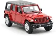 1:64 Wrange Sahara X3-02 Red Alloy Simulation Model Car
