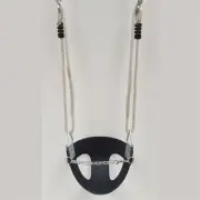 Infant Half Bucket Swing Seat with Commercial Grade Steel Inserts and Adjustable Ropes