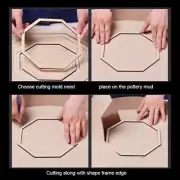 Clay Shaping Modelling Guide Tool Pottery Clay Cutting Guide