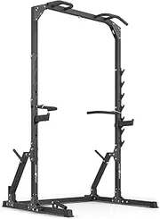 Marbo Sport Half Squat Cage with Pull Up Bar with Rack and Dip Station + MS-U115 2.0 Lead Mount | Made in EU