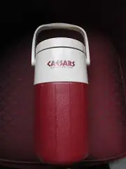 CAESARS HOTEL CASINO ATLANTIC CITY NJ WATER COOLER THERMOS COLEMAN 1/2 GALLON