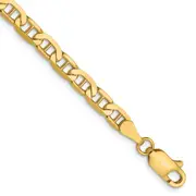 8 Inch 14K 3.75mm Concave Anchor Chain