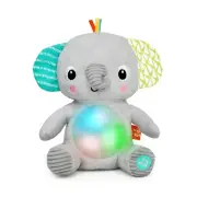 Bright Starts Hug-a-Bye Baby Plush Elephant Musical Light Up Soft Toy NEW 7.5"