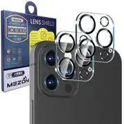 [2 Pack] MEZON Premium Full Coverage Camera Lens Tempered Glass for Apple iPhone 12 Pro (6.1”) – New Version, Black Circles, No Whitening from Flash (iPhone 12 Pro, Lens HD) – FREE EXPRESS