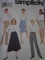 9589 UNCUT Simplicity Pattern Misses Pants Skirt 9589 OOP