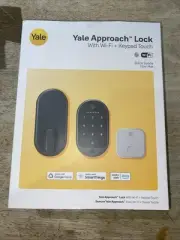 Yale Approach Smart Lock Wi-Fi Bluetooth Deadbolt Keypad - Black Suede