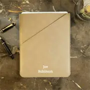 Personalised Name Taupe Tablet Case