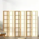 6 Panel Room Divider Screen 265x179cm Nova Natural Privacy Partition Home 6P-NT