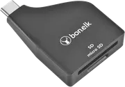 Bonelk USB-C to MicroSD/SD Adapter (Black)
