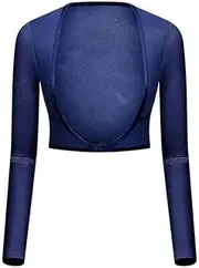 [HAZARA] Women Cooling Shawl Sun Protection Arm Sleeves Ladies Long-Sleeved Ice Silk Crop Tops Base Shirt Vests Arm Sleeve Cycling (Color : C)