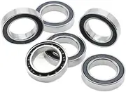 2PC 6808 Hybrid Ceramic Bearing 40x52x7 mm ABEC-7 Bicycle Bottom Brackets & Spares 6808RS Si3N4 Ball Bearings