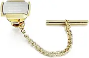 [SPOWDS] Tie clip， Tie clip Metal Tie Stud Pin Chain Gold Matte Men's Jewelry Gift Tie Fixing Pin Buckle Decorative Accessories tie clips