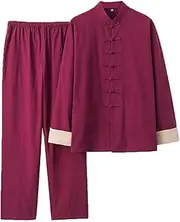 [ZKQP] Kung Fu Martial Arts Suit - Chinese Traditional Clothing Tang Suit Kung Fu Uniforms