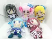 Puella Magi Madoka Magica Chibi Plush Set of 5 Madoka Homura Mami Sayaka Kyoko
