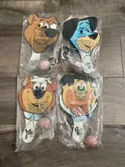 Hanna-Barbera 1977 Paddle Ball Toy Scooby-Doo Huckleberry Hound Yogi Bear Fred