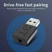 Bluetooth 5.0 Audio Transmitter Receiver USB Adapter For TV PC Car Speaker NEW^