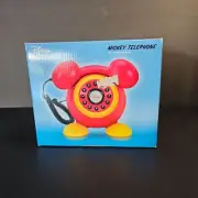 Disney Mickey Landline Corded Phone Vtg New in Box Push Button DPH8020-C Ears