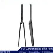 Full Carbon Road Bike Fork V Brake 700C Tapered Tube 39.8mm Bicycle Front Fork