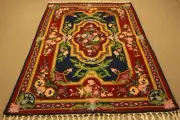 Oriental Persian Kashmir Chain Stitch Handmade Wool Rug Carpet Home Decor Floor