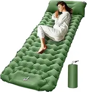 Camping Pad, Traveling Sleep Mat, Self-Inflating Airbed Mattress Lightweight Compact Portable for Camping Backpacking Hiking Tent for Women Men