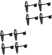 Mobestech 2 Sets Bike Bleeder Screw Motorbike Exhaust Screws Stainless Steel Motorcycle Parts Easy Replacement (Package of 5)