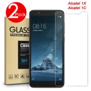 2 PACK Premium 9H Tempered Glass Screen Protector for Alcatel 1B 1SE 1S 1V 2020