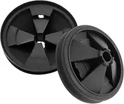 Rubber Garbage Disposal Sink Baffle, 2Pcs 3 3/8" Removable Quiet Collar Cover replacement for InSinkErator Evolution Series QCB-AM Garbage Disposal Splash Guard