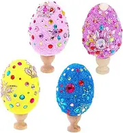 Easter Eggs Ornaments for Clothes for Clay Kit for Fake Eggs Clothes Egg Cups Kinder Stuffers DIY Material Kit Easter Supplies Plaything Wooden Generic