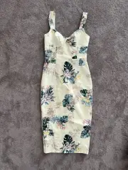 PASDUCHAS Paradiso Knot Midi Dress (Size 8) NEW WITH TAGS RRP$299