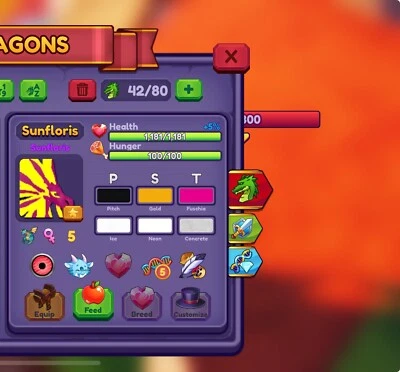 Dragon Adventures |same day delivery |Roblox| Sunfloris