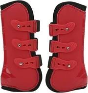 [JOROBURO] 2pcs Horse Front Tendon Boots, Adjustable Horse Front Legs Support Boots, Horse Front Leg Guard Boot Wrap Protective Boots Horse Fly Protection Leg Guards Set for Training Racing (L)