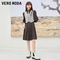 在飛比找ETMall東森購物網優惠-Vero Moda奧萊秋季復古連衣裙