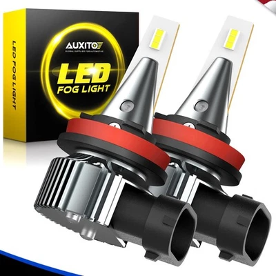 2x 6000K Kit CANBUS 4000LM H8 AUXITO LED H11 FOG Light Bulb Conversion (for: Porsche)