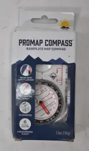 Sun Co ProMap Compass Ultra Lightweight Baseplate Map Baseplate Breakaway
