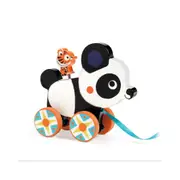 Djeco Wooden Billie Panda Pull Along 19cm Educational Toy Kids/Children 18m+