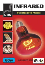 URS Infrared Spot Lamp 60w (04.17b)