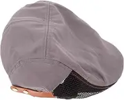 [MOBUTOFU] Men's Women's Chef Cook Hat Summer Hat Breathable Material Stylish Beret Cap for Food Service Workers Grey