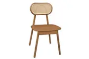 CT Kelly Solid Timber Rattan Back Dining Chair
