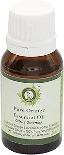 Orange Essential Oil | Citrus Sinensis | Orange Oil | For Hair | For Massage | For Body | For Diffuser | 100% Pure Natural | Steam Distilled | Therapeutic Grade | 30ml | 1.01oz By R V Essential