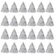 24PCS Crystal Christmas Trees LED Party Decor Lights for Holiday Celebrations